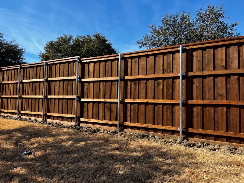 western red cedar fence